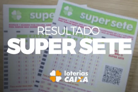 Resultado do concurso 822 da Super Sete, de 13/03, ainda não foi divulgado e prêmio segue estimado em R$ 3,6 milhões