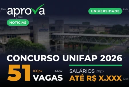 UNIFAP anuncia 51 vagas para técnico-administrativos com salários de até R$ 5,2 mil