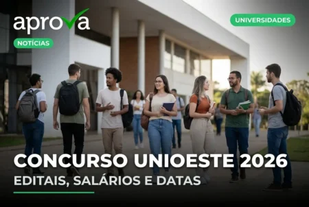 Concurso UNIOESTE 2026: editais abrem vagas temporárias com salários de até R$ 7,6 mil
