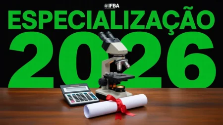 IFBA abre inscrições para especialização gratuita em Ensino de Ciências e Matemática com 30 vagas