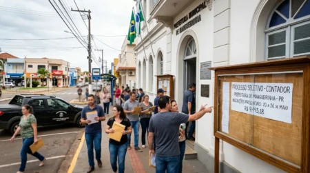 Mangueirinha PR anuncia processo seletivo para contador com salário de R$ 9,4 mil