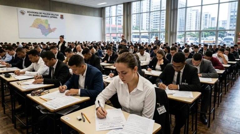 Concurso PM SP 2026 abre 200 vagas para aluno-oficial com salário inicial de R$ 5.460,65