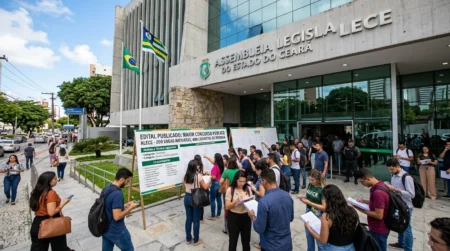 Concurso Alece abre 200 vagas imediatas e 400 em cadastro reserva; provas serão aplicadas em 14 cidades