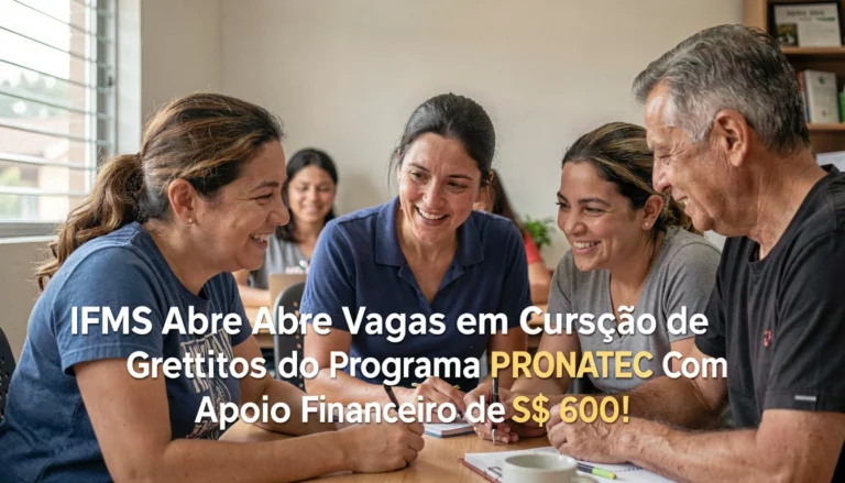 IFMS abre vagas em cursos gratuitos do PRONATEC com bolsa-formação de R$ 600
