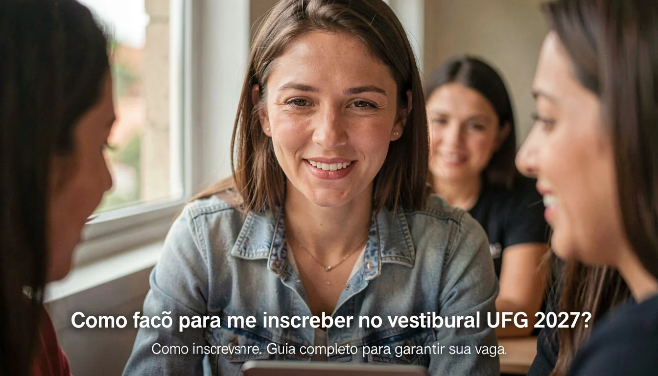 Como faço para me inscrever no vestibular UFG 2027?. Você deve realizar a inscrição exclusivamente pelo Instituto Verbena, que é o organizador oficial deste processo seletivo. O passo a passo é simples: acesse o portal do Instituto Verbena durante o per