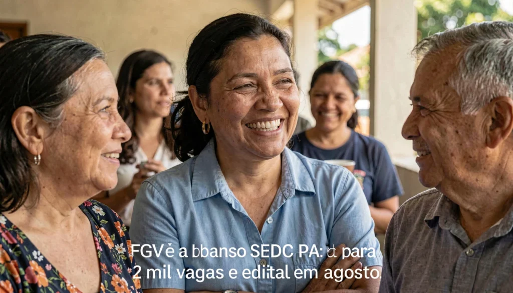 Concurso SEDUC PA 2026: FGV confirma 2 mil vagas e edital para agosto Concurso SEDUC PA 2026: FGV confirma 2 mil vagas e edital para agosto