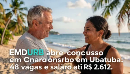Concurso EMDURB Ubatuba 2026: 48 vagas com salários de até R$ 2.612 para níveis fundamental e médio Concurso EMDURB Ubatuba 2026: 48 vagas com salários de até R$ 2.612 para níveis fundamental e médio