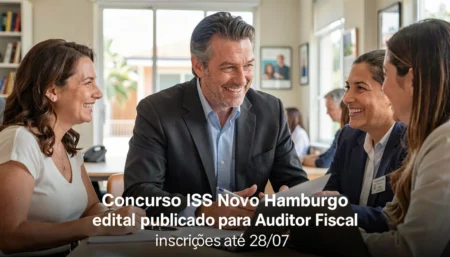 Concurso ISS Novo Hamburgo: edital para Auditor Fiscal aberto com inscrições até 28/07 Concurso ISS Novo Hamburgo: edital para Auditor Fiscal aberto com inscrições até 28/07